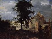 Jan van der Heyden Old Palace landscape china oil painting reproduction